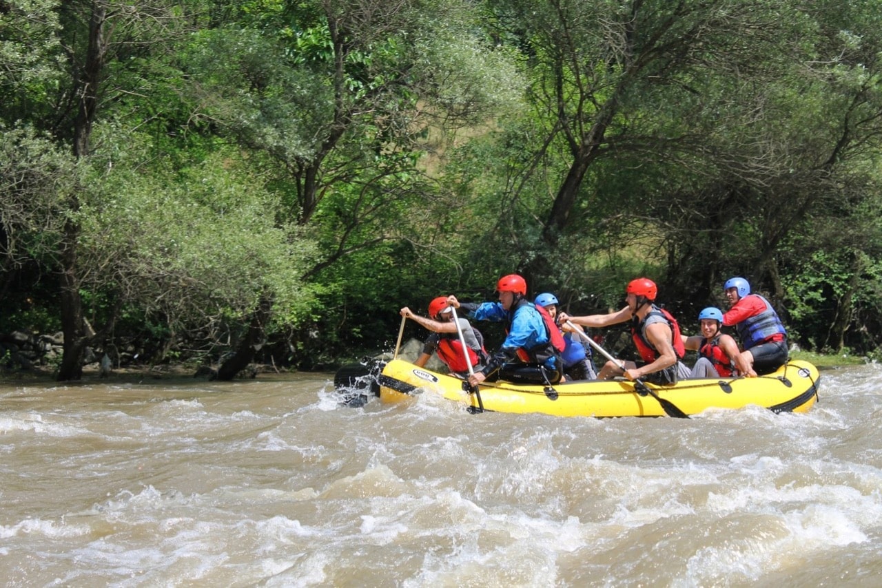 Hiking und Rafting