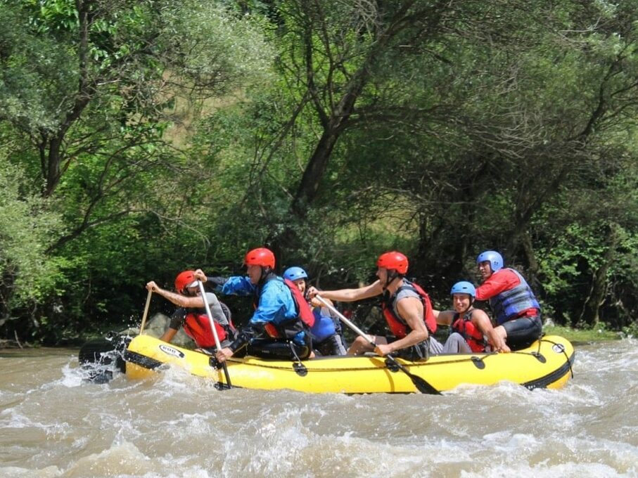 Hiking und Rafting